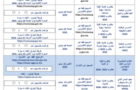 المباريات المعلن عنها إلى حدود الخميس 25 يونيو 2026